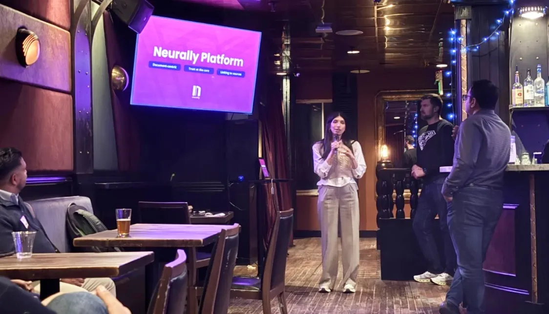 Il pitch di Neurally alla serata Startup Valley a San Francisco.